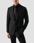 Eton Ultra Soft Plain Color Four-Way Stretch Shirt Black