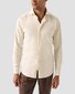 Eton Uni Color Classic Brushed Cotton Luxury Flanel Overhemd Off White