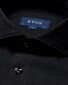 Eton Uni Color Classic Brushed Cotton Luxury Flannel Shirt Black