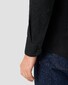 Eton Uni Color Classic Brushed Cotton Luxury Flannel Shirt Black