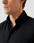 Eton Uni Color Classic Brushed Cotton Luxury Flannel Shirt Black