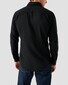 Eton Uni Color Classic Brushed Cotton Luxury Flannel Shirt Black