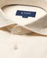 Eton Uni Color Classic Brushed Cotton Luxury Flannel Shirt Off White