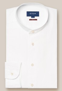 Eton Uni Color Classic Cotton Royal Oxford Overhemd Wit