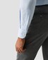 Eton Uni Color Organic Cotton Signature Oxford Overhemd Licht Blauw