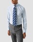 Eton Uni Color Organic Cotton Signature Oxford Overhemd Licht Blauw
