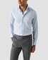 Eton Uni Color Organic Cotton Signature Oxford Overhemd Licht Blauw