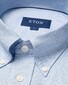 Eton Uni Color Royal Oxford Button Down Shirt Light Blue