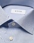 Eton Uni Color Signature Poplin Cotton Overhemd Licht Blauw