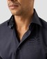 Eton Uni Color Signature Twill Subtle Contrast Details Shirt Dark Navy