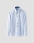 Eton Uni Color Signature Twill Subtle Contrast Details Shirt Light Blue