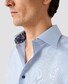 Eton Uni Color Signature Twill Subtle Contrast Details Shirt Light Blue