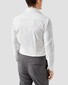 Eton Uni Color Textured Oxford Weave Soft Lightweight Cotton Tencel Overhemd Wit