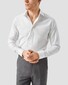 Eton Uni Color Textured Oxford Weave Soft Lightweight Cotton Tencel Shirt White