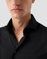 Eton Uni Color Ultra Soft Four-Way Stretch Shirt Black