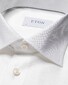 Eton Uni Color Ultra Soft Lightweight Cotton Tencel Oxford Weave Shirt White