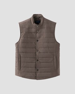 Eton Uni Color Warm Padded Vest Body-Warmer Brown
