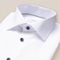 Eton Uni Contrast Button Signature Twill Overhemd Wit