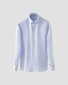 Eton Uni Cotton Luxury Signature Twill French Cuffs Shirt Light Blue