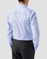 Eton Uni Cotton Luxury Signature Twill French Cuffs Shirt Light Blue