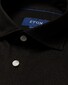 Eton Uni Cotton Pique Knitted Shirt Black