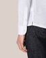 Eton Uni Cotton Piqué Knitted Shirt Overhemd Wit
