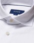 Eton Uni Cotton Pique Knitted Shirt White