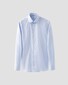 Eton Uni Cotton Rich Diagonal Textured Twill Shirt Light Blue