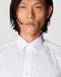 Eton Uni Cotton Signature Twill Pointed Collar Overhemd Wit