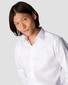 Eton Uni Cotton Signature Twill Pointed Collar Shirt White