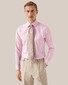 Eton Uni Cotton Tencel Stretch Twill Shirt Pink