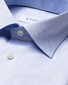 Eton Uni Cutaway Signature Twill Overhemd Licht Blauw
