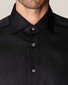 Eton Uni Cutaway Twill Stretch Overhemd Zwart