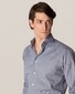 Eton Uni Extreme Cutaway Flannel Shirt Grey