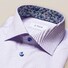 Eton Uni Fine Contrast Pattern Overhemd Roze