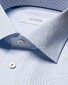 Eton Uni Fine Signature Twill Shirt Light Blue