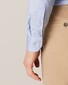 Eton Uni Fine Textured Cotton Lyocell Stretch Shirt Light Blue