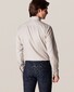Eton Uni Fine Textured Cotton Lyocell Stretch Shirt Light Brown