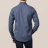 Eton Uni Flanel Button Under Overhemd Dusty Blue