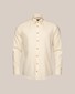 Eton Uni Flannel Button Down Organic Cotton Horn Effect Buttons Shirt Off White