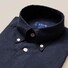 Eton Uni Flannel Button Under Shirt Navy