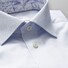 Eton Uni Floral Detail Shirt Light Blue
