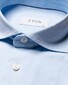 Eton Uni Four-Way Stretch Overhemd Licht Blauw