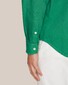 Eton Uni Heavy Denim Twill Double Breast Pocket Overshirt Green