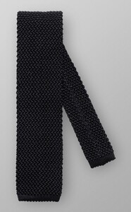 Eton Uni Knitted Silk Das Zwart
