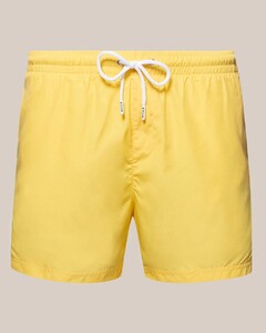 Eton Uni Lemon Pattern Detail Elasticated Waistband Swim Short Geel