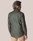 Eton Uni Merino Twill Overhemd Donker Groen