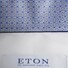 Eton Uni Mosaic Detail Overhemd Wit