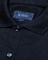 Eton Uni Organic Cotton Filo di Scozia Piqué Polo Navy