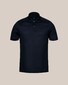 Eton Uni Organic Cotton Filo di Scozia Piqué Poloshirt Navy